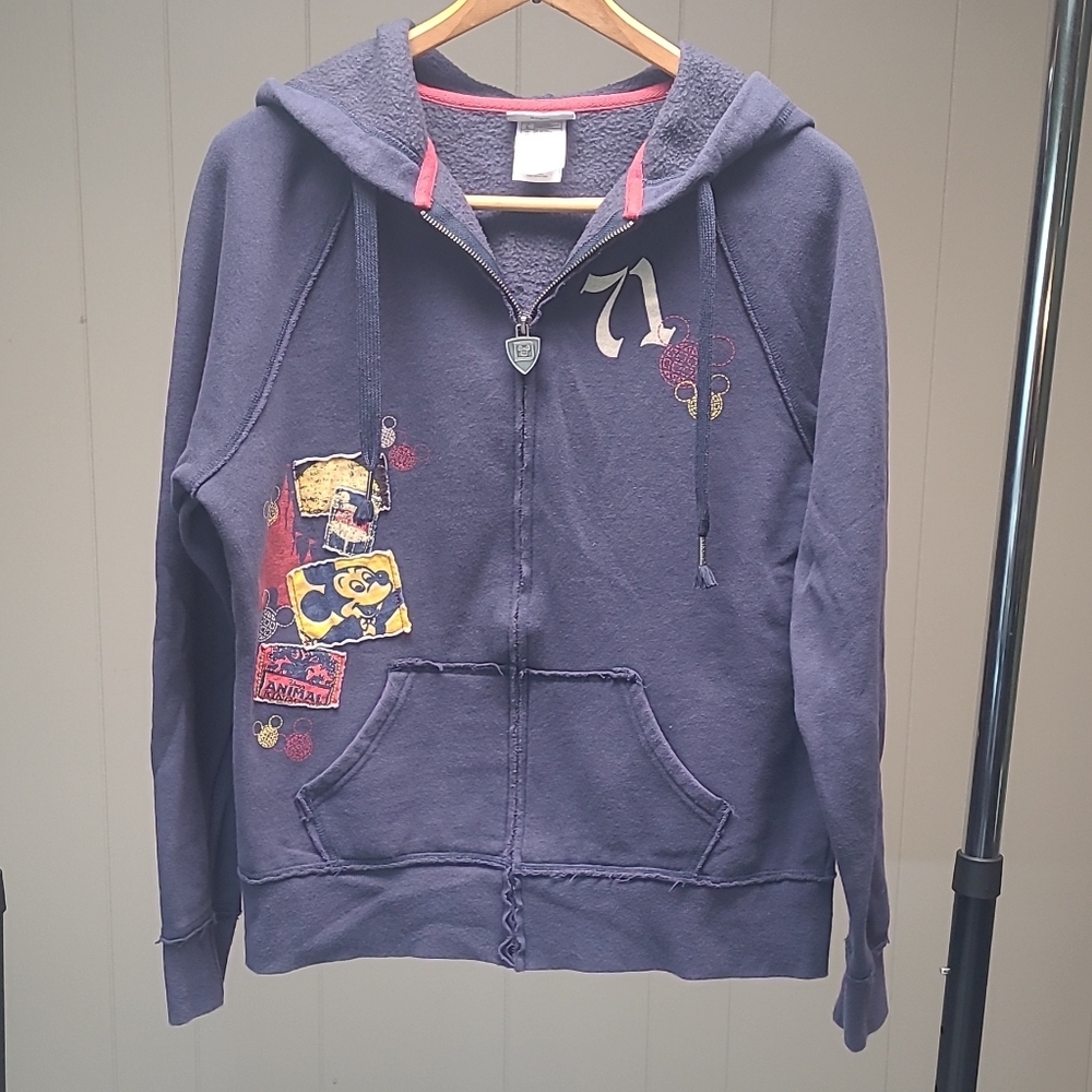 Walt Disney World Womens Zip-up Hoodie Size LG